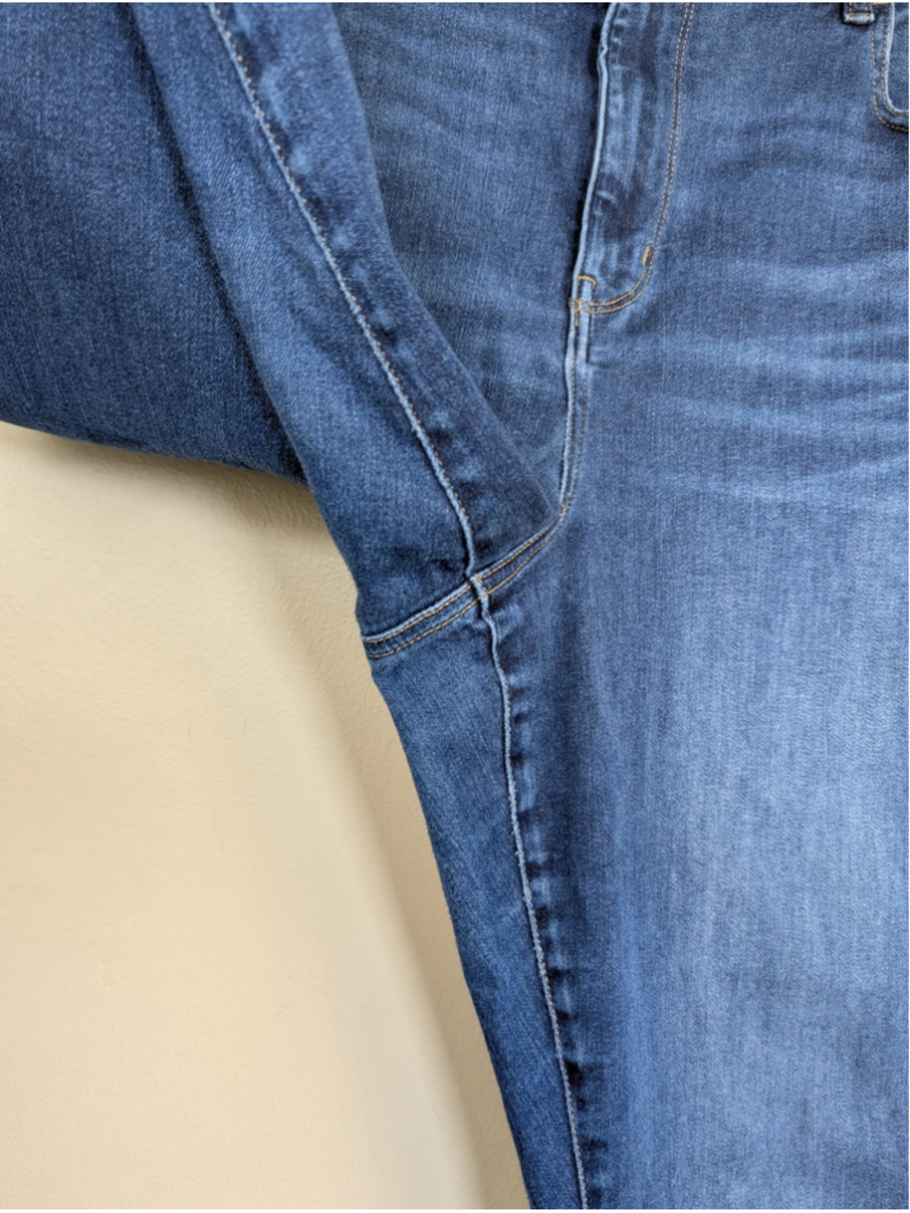 American Eagle 18 Curvy Hi Rise Skinny Jegging Jeans Next Level Stretch Dark - Picture 5 of 12